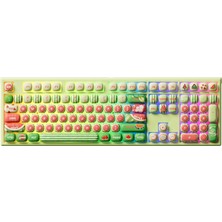 Akko Monsgeek MG108B Watermelon Rgb Kablosuz Hotswap Mekanik Gaming Klavye