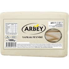 Arbey İnek Yaprak Peyniri 1 kg Net Az Tuzlu