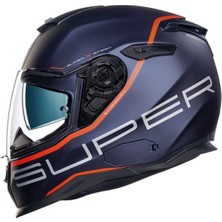 Nexx SX.100 Superspeed Mavi-Kırmızı Kask