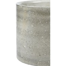KFY Grup Beton Görünümlü Minimalist Dekoratif Saksı - Doğal ve Modern Tasarım