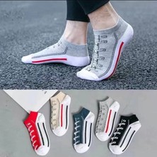 Converse 5'li Patik Çorap Seti - Spor ve Günlük Kullanım Için Ideal