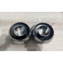 6'lı Gri Yuvarlak Ehlikeyf