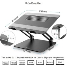 World Of The World Full Alüminyum Ayarlanabilir Laptop Standı 10-17"