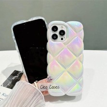 Cleo Cases Tarzını Yansıt iPhone 13/14 Uyumlu Hologramlı Baklava Kılıf