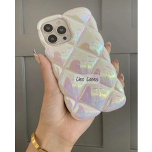 Cleo Cases Tarzını Yansıt iPhone 13/14 Uyumlu Hologramlı Baklava Kılıf