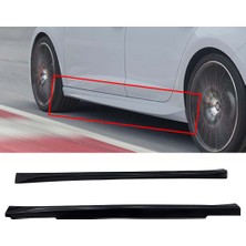 MKG Otomotiv Kia Ceed Aero Yan Marşpiyel Seti Mat Siyah Plastik 2 Adet 2012-2016