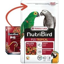 Versele Laga Versele-Laga Nutribird P15 Tropical Papağan Kuş Yemi 1 kg
