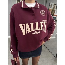 Polo Yaka Şardonlu Valley Sweatshirt