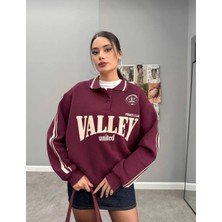 Polo Yaka Şardonlu Valley Sweatshirt