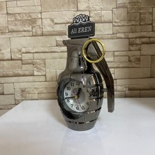 Hediyeniz Bizde Kişiye Özel El Bombası Masa Saati