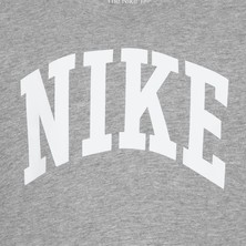 Nike Club Little Jersey Knit Çocuk Gri Pamuklu T-Shirt