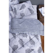 Yalıteks Home Tek Kişilik Welsoft Çift Taraflı  Lüks Yorgan  ve Yastık Kılıfı - Leaf