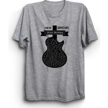 The Fame New Order, Blue Monday Lyrics, Guitar, Rock Metal Müzik Grubu, Unisex Pamuk Tişört