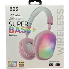 Platoon Rgb Işık Özellikli Süper Bass+ Hi - Fi Kaliteli Kafaüstü, Kulaküstü Kablosuz Bluetooth Kulaklık