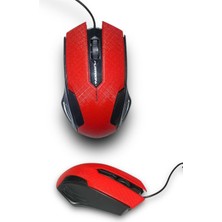 USB Girişli Kablolu Optik Mouse Fare