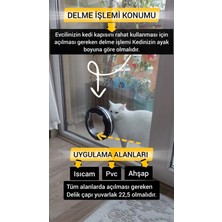 Patidoor Pati Xxl Cam Için Kedi Kapısı Siyah