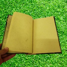Yaprak Kapaklı Papirus Defter Dekoratif Hediyelik