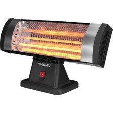 Yumatu YT-9033 1800W Seyyar Masa Altı Infrared Isıtıcı 3 Çubuklu