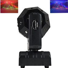 Quenlite WASH-400 Hareketli Lazer Strobe Disko Robot Işık 16X3W Sahne Disko Topu DMX512