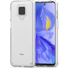 Mobify Redmi Note 9 Pro Kılıf Tam Koruma Sağlayan Sert Avila Premium Şeffaf Tank Kapak