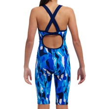 Funkita Fast Legs Chaz Michael Kız Çocuk Yarış Mayo (Giriş Seviyesi)