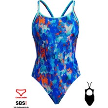 Funkita Db Paint Press Kız Çocuk Yüzme Mayo - Konforlu ve Dayanıklı