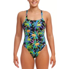 Funkita Bf Paradise Please Kadın Antrenman Mayo, Kalın Askılı