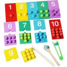 Easra Montessori Matematik Eşleş Yapboz (Yurt Dışından)