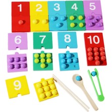 Easra Montessori Matematik Eşleş Yapboz (Yurt Dışından)