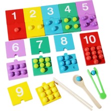 Easra Montessori Matematik Eşleş Yapboz (Yurt Dışından)