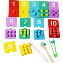 Easra Montessori Matematik Eşleş Yapboz (Yurt Dışından)