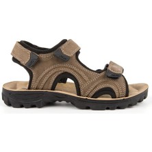 Muya Taurus Anatomik Taban Erkek Çocuk Sandalet - Vizon - 34