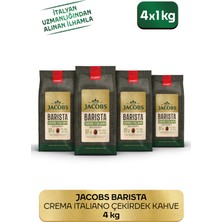 Jacobs Barista Editions Çekirdek Kahve Crema Italiano 1kg x 4 Paket