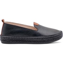 Pandora Moda Y24.01.6010 Deri Kadın Casual Ayakkabı - Siyah - 36