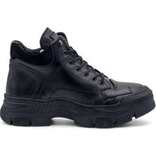 Voyager 9492 Kadın  Deri Bot - Siyah - 40