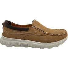 Castle Black 9959-2  Deri Erkek Günlük Ayakkabı Vizon