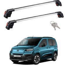 Thunder Fiat Doblo 2024 - Sonrası Trx2 Thunder Carrier Kilitli Ara Atkı Taşıyıcı Tavan Barı