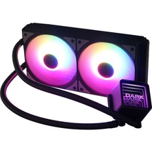 Dark Freezer W246 2025 Edition 240mm 2x12cm FRGB LED Fan + Pompa, 250W TDP, LGA1700 - AMD5 Uyumlu Sıvı Soğutma Sistemi (DKCCW246)