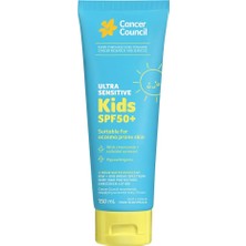 Cancer Council SPF50+ Ultra Sensitive Kids Sunscreen Çocuklar Için Güneş Kremi 150ML