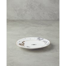 Talisman Bone China Pasta Tabağı 21 cm Siyah-Gold