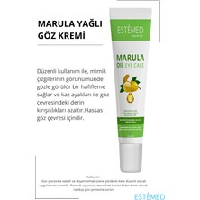 Estemed Marula Yağı Anti-Aging Göz Çevresi Bakım Kremi 15ml