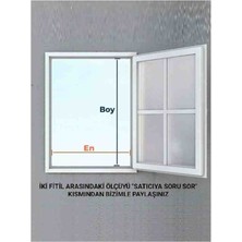 Van Aks Meşe Yapı Menteşeli Sineklik  Antrasit Gri 
renk  [uzunluk: 10 - 50 x Genişlik: 10 - 50]