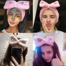 Renjie Shop C Mavi Stil Kadınlar Için 9 Renk Yumuşak Mercan Polar Kumaş Makyaj Ve Saç Bandı - Yüz Yıkama Bandı (Yurt Dışından)