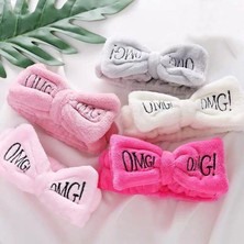 Renjie Shop C Siyah Stil Kadınlar Için 9 Renk Yumuşak Mercan Polar Kumaş Makyaj Ve Saç Bandı - Yüz Yıkama Bandı (Yurt Dışından)