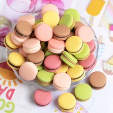 Renjie Shop C Çok Renkli Stil D Macaron Kurabiye Şeker Oyuncak Reçine Düz Sırtlı Cabochon Saç Tokası Telefon Kılıfı Kendin Yap Aksesuarları (Yurt Dışından)