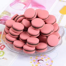 Renjie Shop C Çok Renkli Stil D Macaron Kurabiye Şeker Oyuncak Reçine Düz Sırtlı Cabochon Saç Tokası Telefon Kılıfı Kendin Yap Aksesuarları (Yurt Dışından)