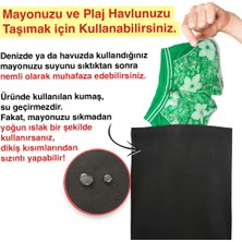 Palm Design Mayo Torbası Bebek Bezi Torbası Kirli Temiz Kıyafet Torbası Valiz Içi Organizer Oyuncak Torbası