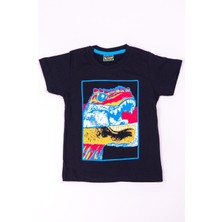 HÇM Erkek Çocuk Tshirt Dinozor Baskılı A28