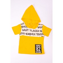 HÇM Erkek Çocuk Tshirt Kapşonlu Baskılı A21