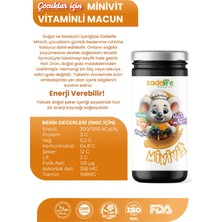 Zadelife Minivit Çocuklar İçin Vitaminli Macun 315 gr